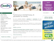 Tablet Screenshot of chemdry.nl