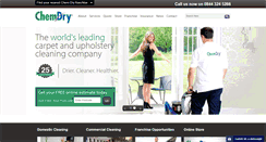 Desktop Screenshot of chemdry.co.uk