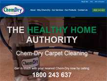 Tablet Screenshot of chemdry.com.au